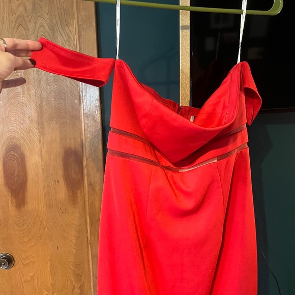 NWT Lumier by Bariano Red Mini Dress Size: Small - Picture 4 of 9